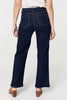 Navy | Denim High Waist Wide Leg Jeans
