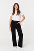 Black | Denim High Waist Flared Jeans
