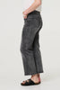 Black | Relaxed Straight Leg Denim Jeans
