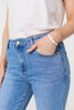 Blue | High Waist Straight Leg Denim Jeans
