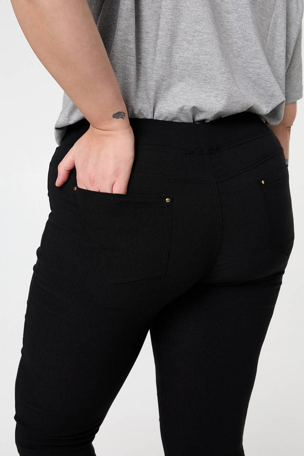Black | Curve Stretchy High Waist Jeggings