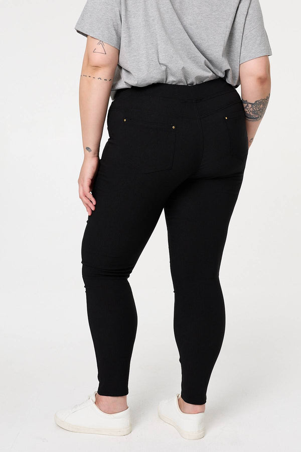 Black | Curve Stretchy High Waist Jeggings