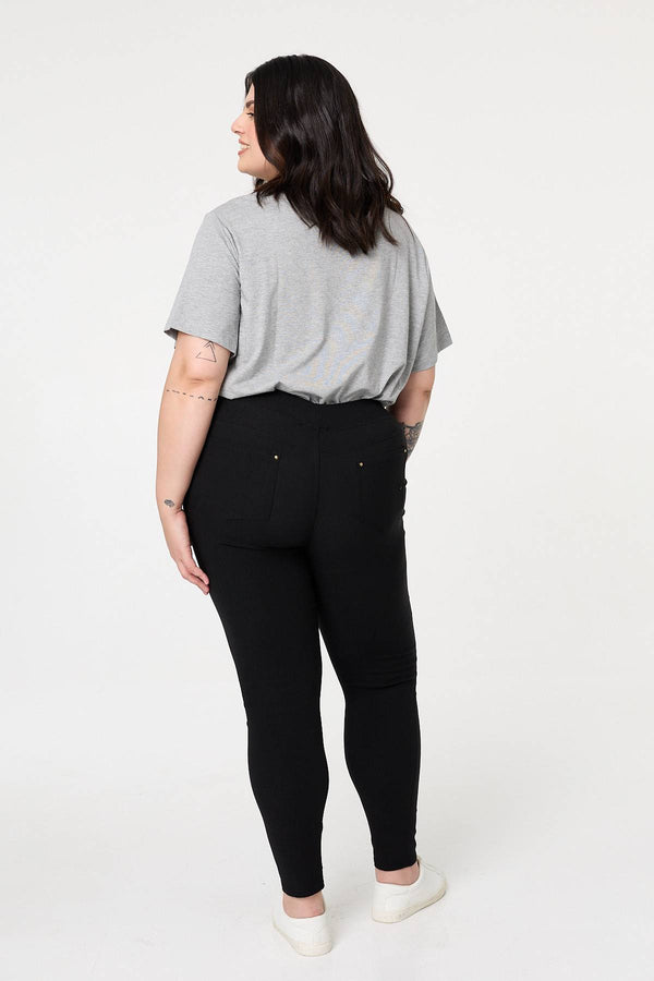 Black | Curve Stretchy High Waist Jeggings