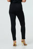 Black | Button Detail High Waist Slim Leggings
