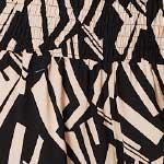 Beige | Geo Print High Waist Harem Pants