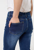 Denim | Denim Straight Fit High Waist Jeans