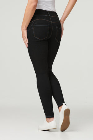 Black | Denim High Waist Skinny Jeans