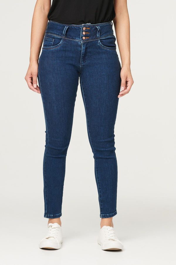 Blue | Denim High Waist Skinny Jeans