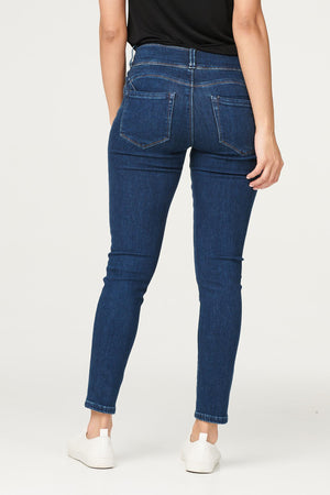 Blue | Denim High Waist Skinny Jeans