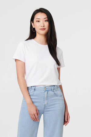 Blue | High Waist Relaxed Wide Leg Jeans
