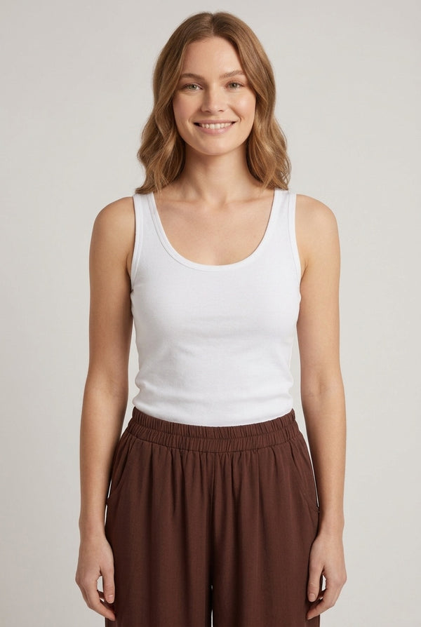 Brown | Relaxed Lace Trim Ruched Harem Trousers