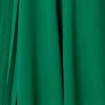 Green | Pleat Detail High Waist A-Line Midi Skirt