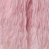 Pink | Ruffled High Waist Semi Sheer Midi Skirt

