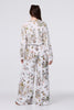 Beige | Butterfly Print Long Sleeve Shirt