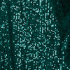 Green | Sequin Bardot 3/4 Sleeve Top