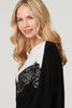 Black And White | Colour Block Lace Sweater