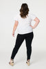 White | Broderie Anglaise Lace Trim Blouse