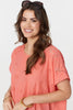 Coral | Broderie Anglaise Oversized Blouse