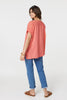 Coral | Broderie Anglaise Oversized Blouse