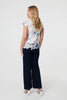 White | Floral Lace Layered Frilled Blouse Top
