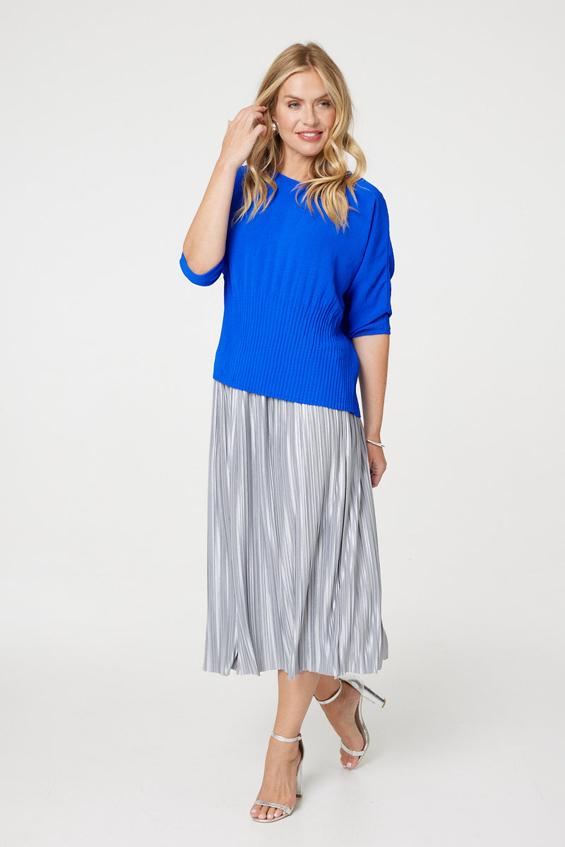 Batwing knit top deals