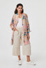 Pink | Floral Long Sleeve Longline Tunic Shirt
