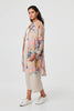 Pink | Floral Long Sleeve Longline Tunic Shirt
