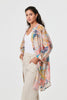 Pink | Floral Long Sleeve Longline Tunic Shirt
