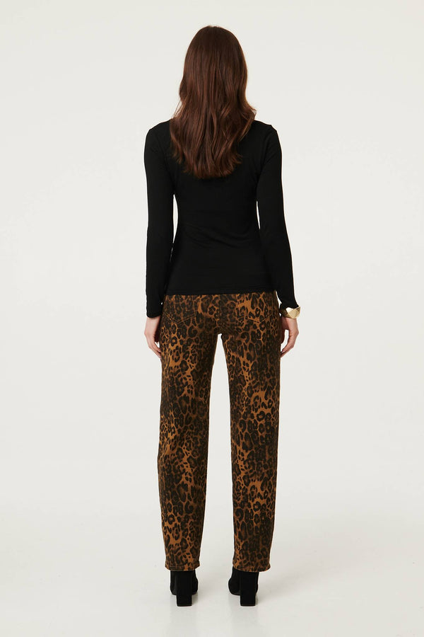 Black | Long Sleeve Slim Scoop Neck Top