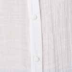 White | High Low Longline Button-Up Shirt