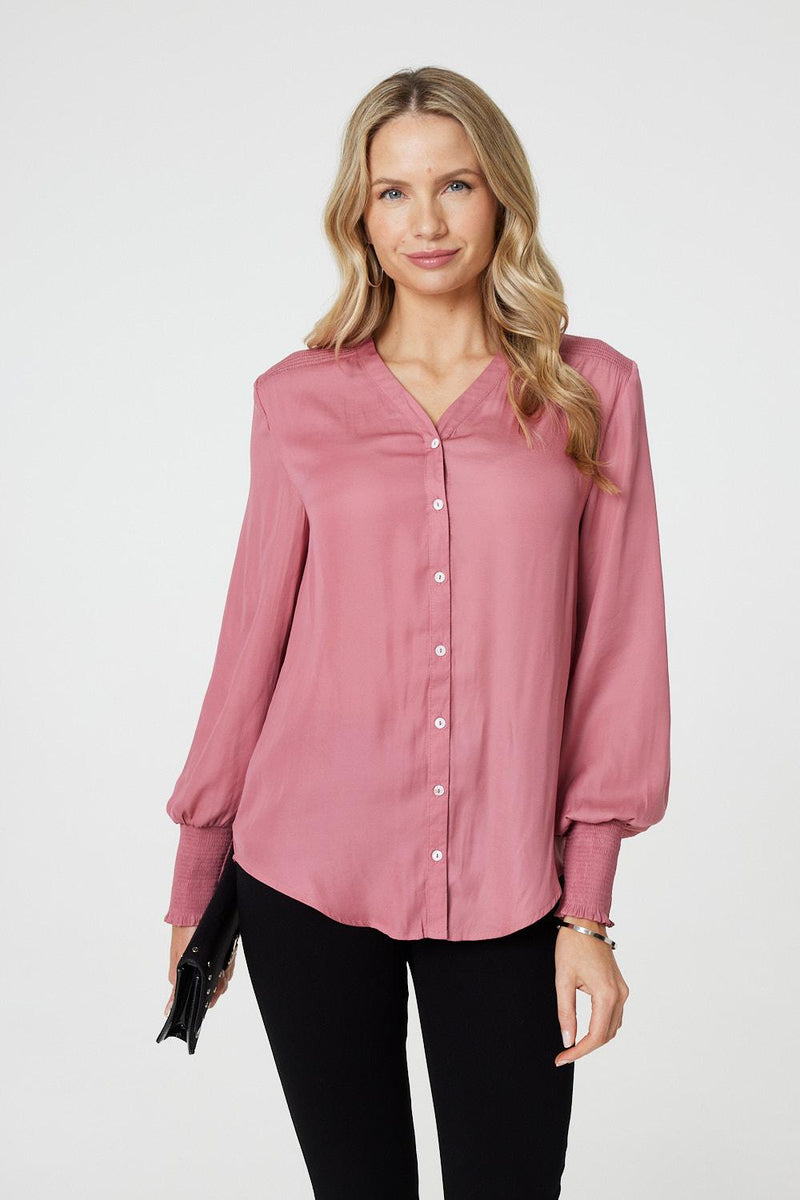 Pretty Collarless Shirts & Blouses | Izabel London Pretty Collarless Shirts & Blouses | Izabel London
