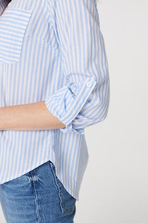 Blue | Striped Long Sleeve Shirt