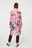 Pink | Printed Long Sleeve Semi Sheer Shirt
