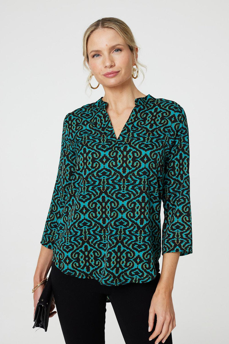 Ladies Printed Tops T Shirts Izabel London