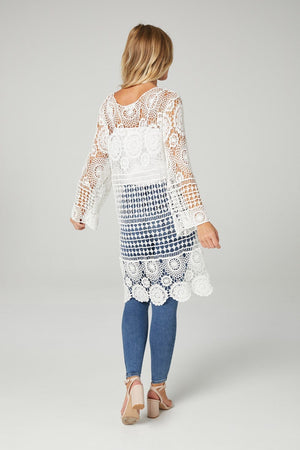 Crochet Detail Summer Dress