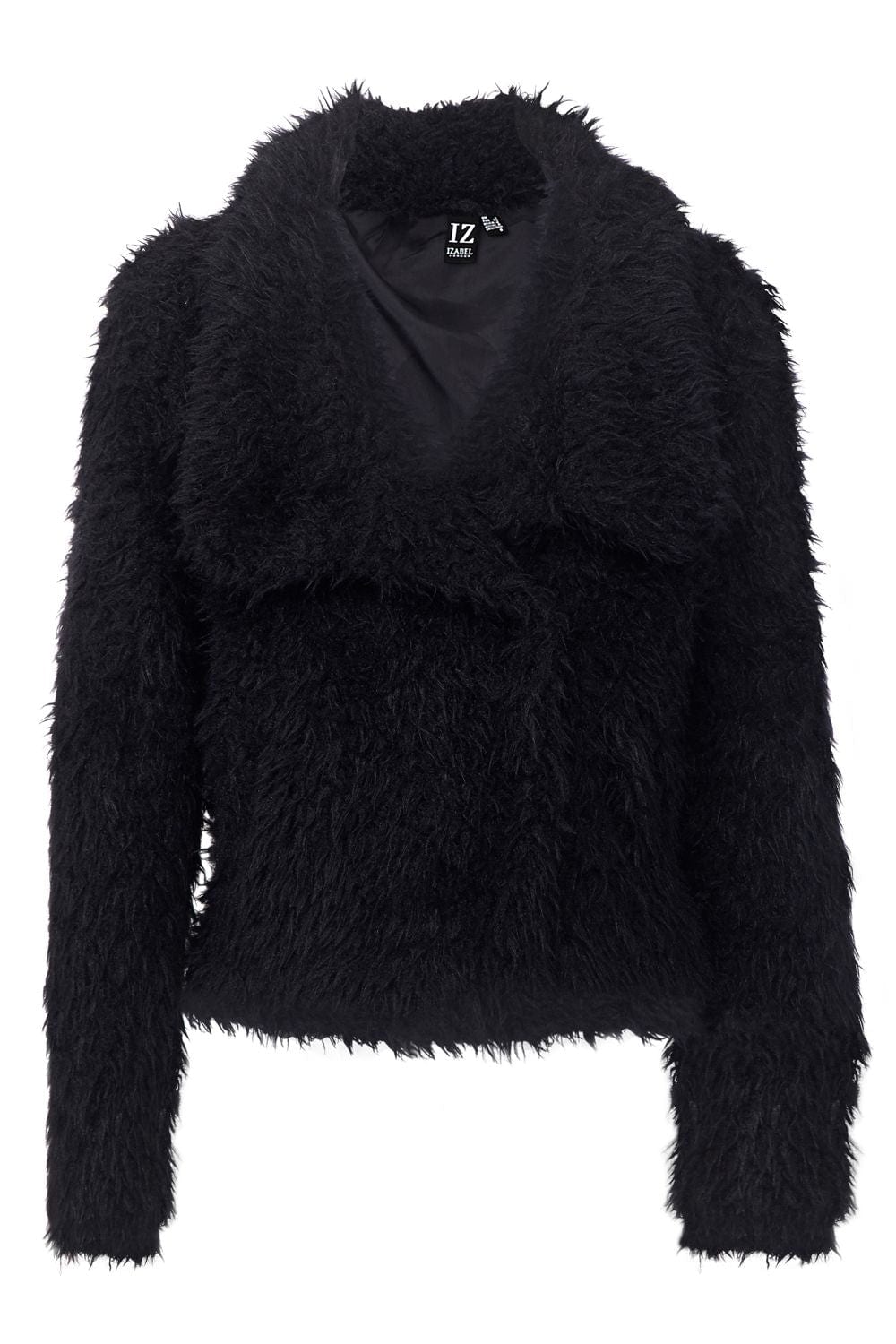 Black | Teddy Fur Oversized Jacket