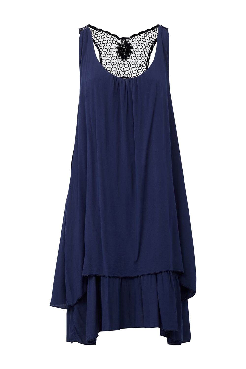 Navy | Crochet Back Sundress