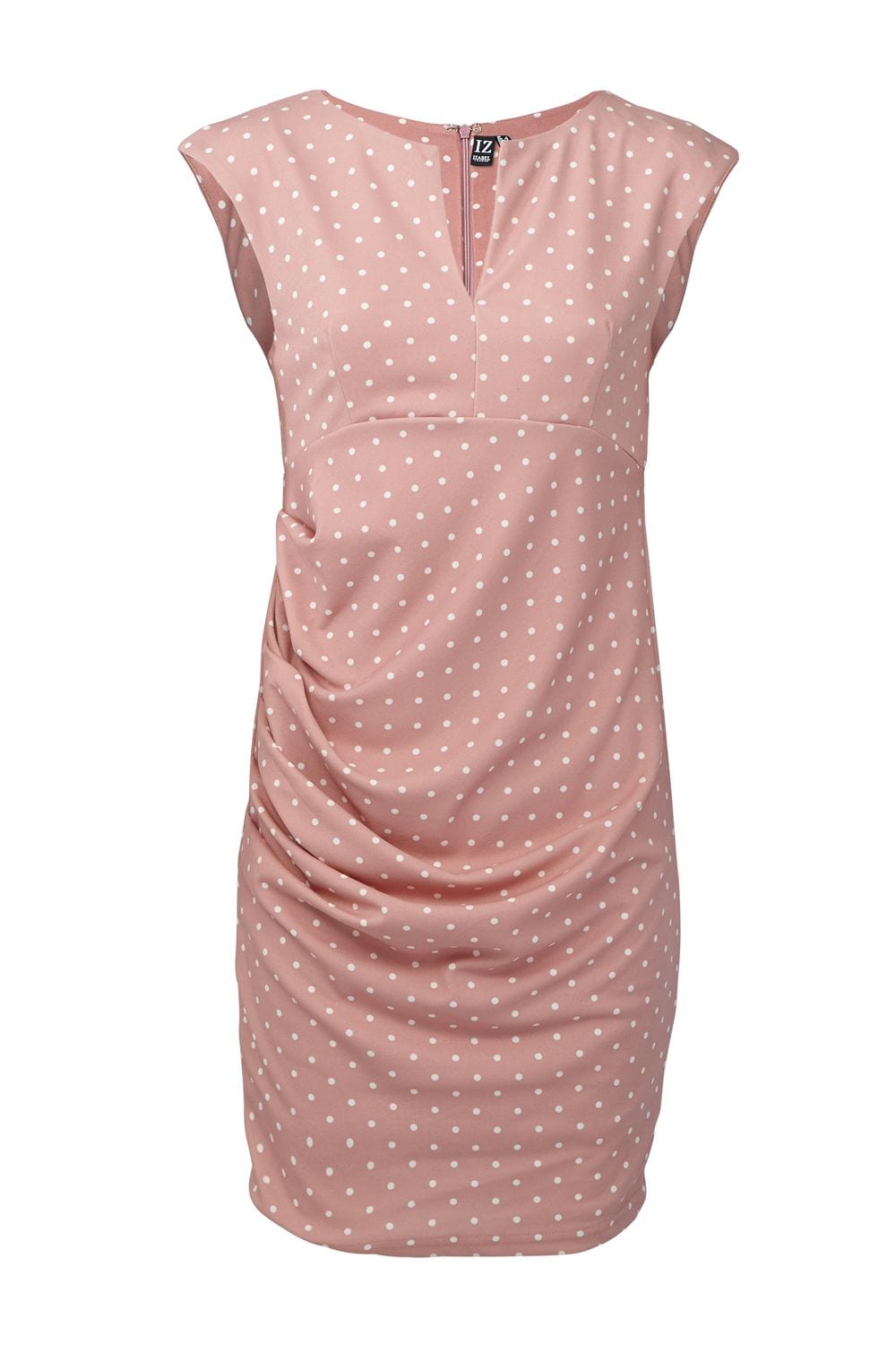 Pink | Polka Dot Print Shift Dress