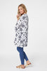Navy | Polka Dot V-Neck Smock Dress