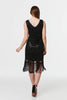 Black | Sequin Embellished Slip Dress