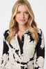 Cream | Monochrome Floral Shirt Dress