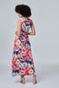 Orange | Floral Knot Front Maxi Dress
