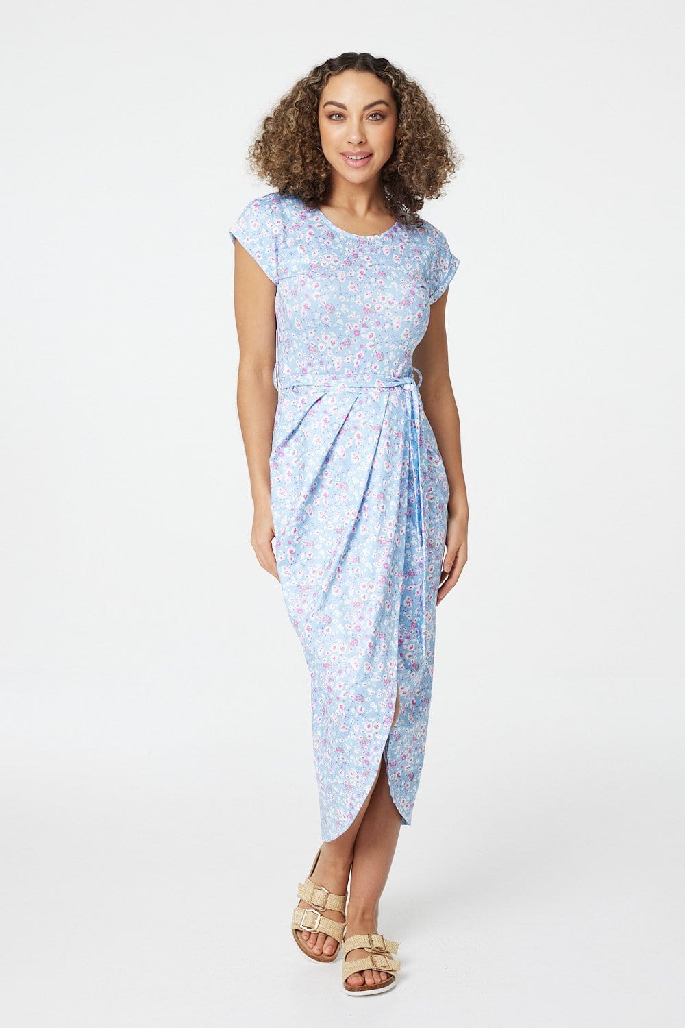 Tulip hem midi dress best sale