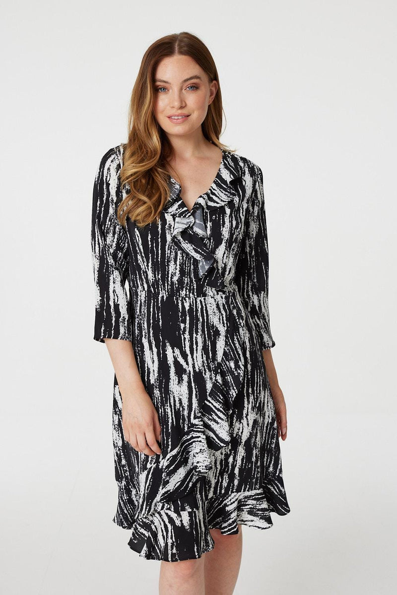 Black And White Skater Dresses Skater Dresses Izabel London