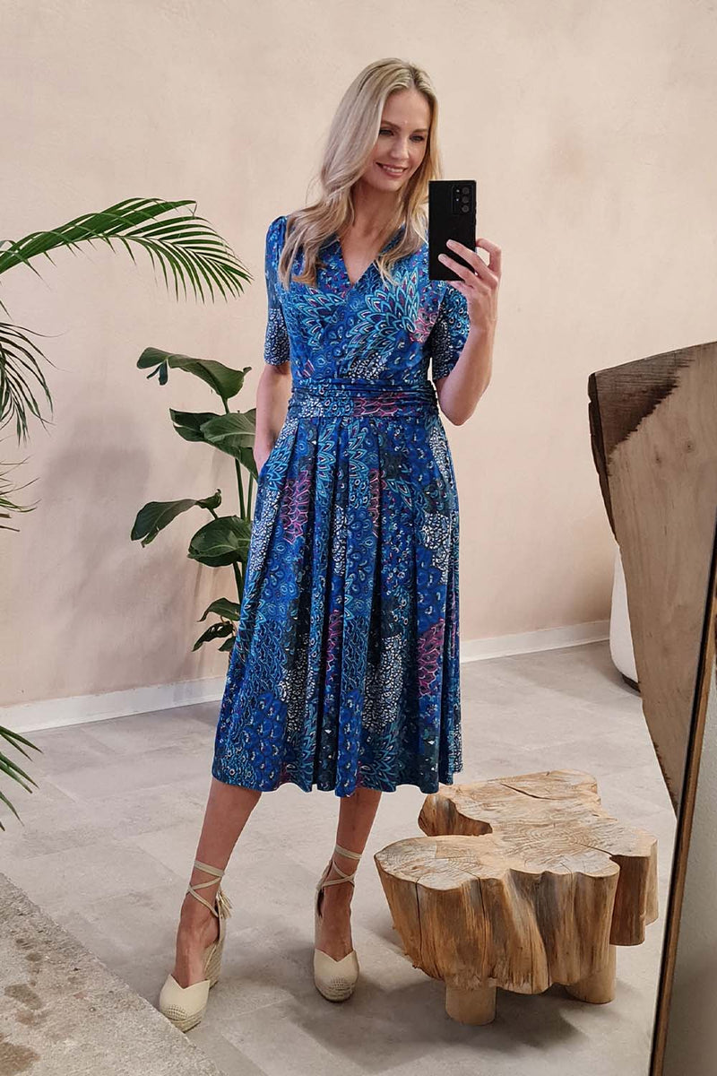 Izabel peacock dress deals