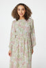 Green | Printed  Midi Tea Dress