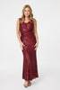 Red | Sequin Sleeveless Maxi Dress