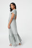Sage |Button Front Maxi Dress with Pocket