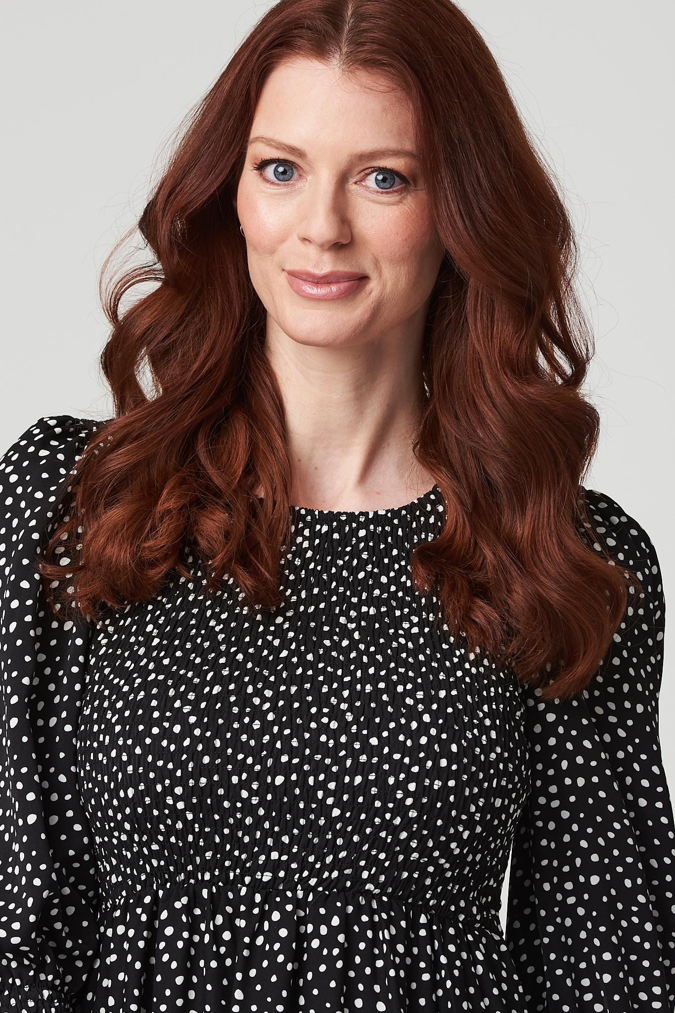 Black And White | Spotty Print Smocked Dress