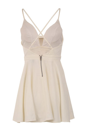 Ivory | Skater Slip Dress